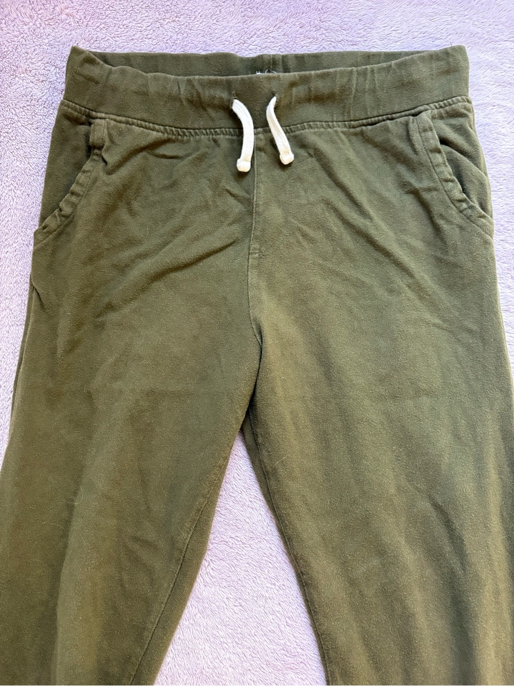 Boys Crewcuts Olive Drawstring Sweatpants